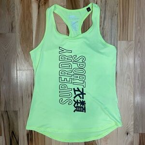 Neon Superdry Workout Top